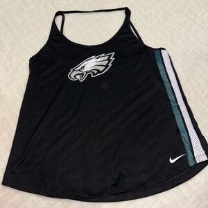 NFL Women's Black and Green Tank Top